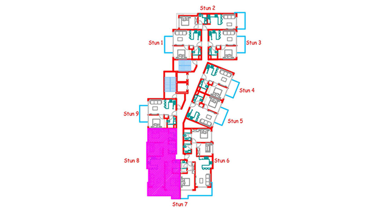 План этажа блок А
