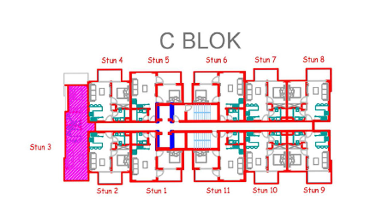 План этажа блок С